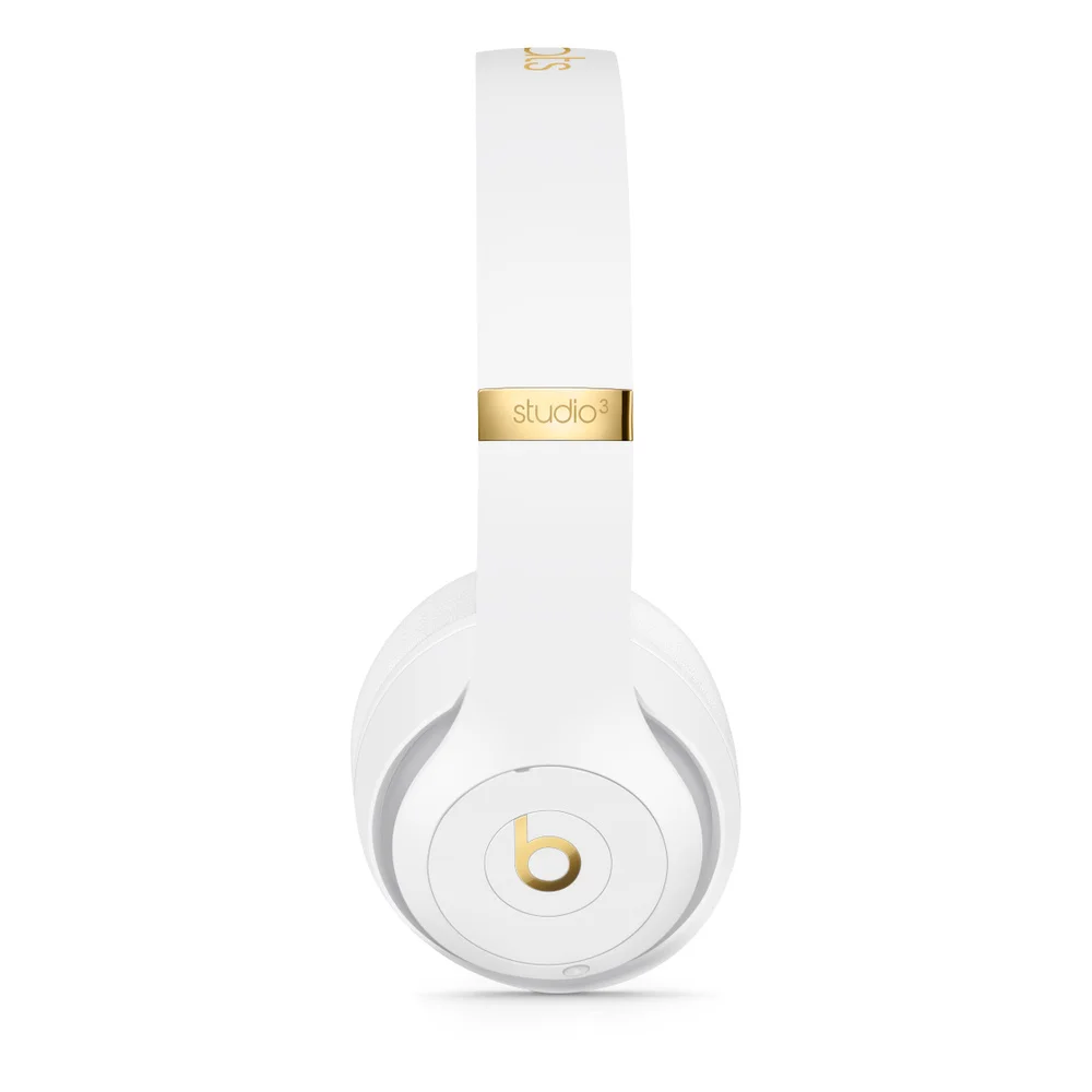 Beats Studio3 Wireless Noise Cancelling Over-Ear Headphones - White - Image 4