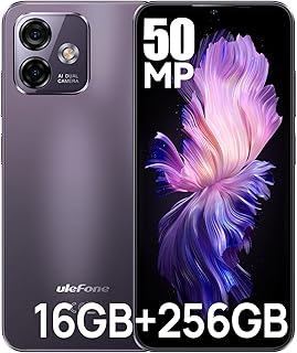 Ulefone Note 16 Pro Téléphone Portable(2025), 16Go+256Go/TF-256Go, Caméra 50MP, Écran 6.52" HD+, Android 13, 4400mAh, Smartphone Pas Cher 4G Dual SIM/WiFi/GPS/OTG/Face ID/Fingerprint/2Ans Garantie