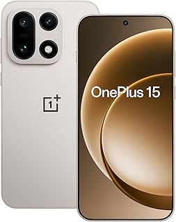 OnePlus 15 Smartphone à tri-Puce AI avec Snapdragon 8 Elite Gen5, écran 6,78" 165Hz, Batterie 7300mAh et Triple Appareil Photo 50MP, 16Go RAM+512Go Stockage, Sand Storm – Garantie prolongée 3 Ans