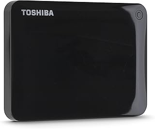 Toshiba Canvio Connect II Disque Dur Externe (1000 Go, 3.0 (3.1 Gen 1) 5400 TR/Min, Noir