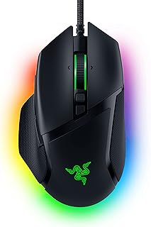 Razer Basilisk V3 - Souris Gaming Filaire (10+1 Boutons programmables, Molette HyperScroll Tilt, Interrupteur de Souris Optique, Capteur Optique Focus+ 26K DPI) Noir