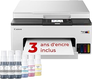 Canon PIXMA TS8751 PIXMA TS8750 Imprimante Photo et bureautique Multifonction Copie Jet d'encre Couleur WiFi Recto-Verso et Scanner, 6 Cartouches séparées, Blanc