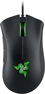 Razer DeathAdder Essential (2021) - Souris Gaming Filaire avec Capteur Optique de 6400 DPI (Design Ergonomique, 5 Boutons Programmables, Jusqu'à 10M de Clics) Noir
