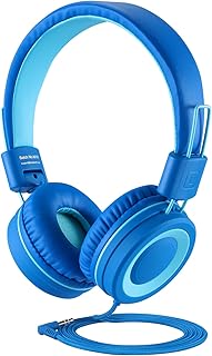 Casque Audio pour Enfant K11 par Noot Products - Pliable - Stéréo -sans enchevêtrements - Jack 3,5 mm - on-Ear - pour Enfants/Garçons/Filles/iPad/Kindle/École/Avion/Tablette