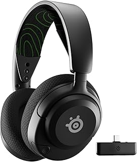 SteelSeries Arctis Nova 5X Casque Gaming Xbox Sans Fil - Haut-parleurs magnétiques néodyme - 100+ profils audio - Batterie 60h - 2,4GHz/BT - Micro ClearCast Gen 2.X - Pour Xbox, PS, PC, Switch, Mobile