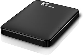 Disque Dur Externe 2To, 2.5 Pouces, Portable étanche et Anti-Choc pour PC, Mac, TV, MacBook, Ordinateur Portable, Bureau, Windows,Orange Noir