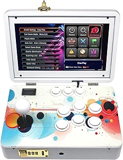 Console de Jeu Portable 9800 en 1 avec écran HD de 10,1 Pouces, Double Joueurs, boîte DX, Machine de Jeu vidéo rétro, Recherche/Cache/Pause de Jeux