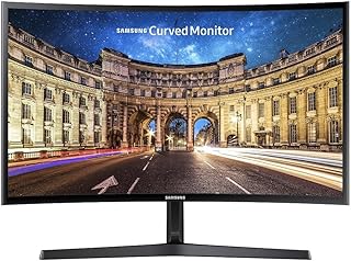 Samsung C27F396FHU, Ecran PC Incurvé, Dalle VA 27'', Résolution Full HD (1920 x 1080), 60 Hz , 4ms, AMD FreeSync, Noir Brillant