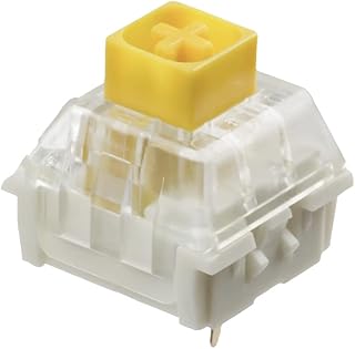 Ranked Switch Kailh Box pour Clavier Mécanique Gaming | Plate Mounted (Kailh Box Dark Yellow, 10 Pcs)