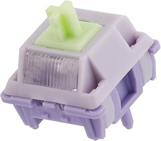 EPOMAKER Wisteria V2 Linéaire 38gf Paquet de Switch de Clavier, avec Diffuseur de Lumière, Pré-lubrifié, Switch Crémeux à 5 Broches, 35 Pièces pour Claviers Gaming Mécaniques