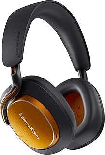 Bowers & Wilkins Px8 S2 McLaren Edition Casque sans Fil à Réduction de Bruit avec Bluetooth Audio, & Recharge Rapide, 30 Heures de Lecture Haute Résolution et Microphone Intégré