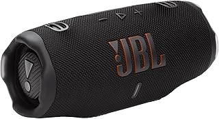 JBL Charge 6, Enceinte Bluetooth Portable sans Fil, 28 h d’autonomie, étanche IP68, résistante à la poussière et aux Chocs, Son JBL Pro avec IA Sound Boost, Connexion Multi-Enceintes Auracast, Noir