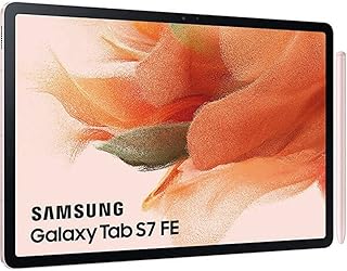Samsung Galaxy Tab S7 FE, 12,4 Zoll, 64 GB interner Speicher, 4 GB RAM, Wi-Fi, Android Tablet inklusive S pen, Mystic Pink