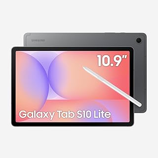 Samsung Galaxy Tab S10 Lite avec S-Pen | 128 Go, 6 Go de RAM, Wi-FI Uniquement | Écran LCD 10,9 po 90 Hz, Tablette Android 15 WiFi 6, Batterie Toute la journée | Modèle International X400