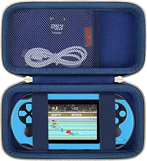 Elonbo Étui de transport compatible avec console de jeu portable TaddToy 16 bits pour enfants et adultes, sac de rangement de voyage pour jeux vidéo rétro classique, support de rangement pour lecteur