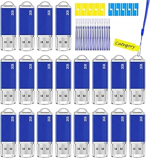 Mini clé USB 3.0 256 Go étanche avec Trou pour lanière Plug and Play, pour Ordinateur Portable, Smart TV, Noir