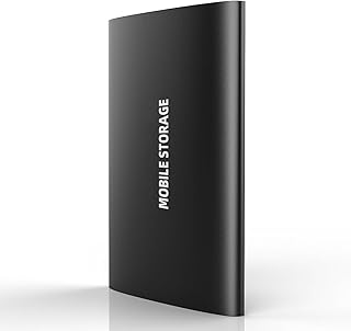 Sperric Disque Dur Externe Portable 2To USB SATA Ultra Fin Tout-Aluminium Stockage pour PC, Mac, Laptop, Ordinateur de Bureau, Ordinateur Portable, Windows