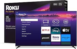 Roku Téléviseur QLED 4K Pro Series 55"