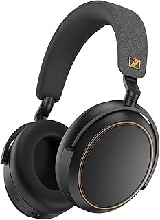 Sennheiser MOMENTUM 4 Casque Sans Fil à Réduction de Bruit, Casque Bluetooth pour Appels d'une Clarté Cristalline avec ANC Adaptatif, Casque Over Ear, 60 Heures d'Autonomie, Design Pliable, Noir