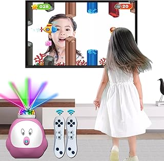 Console de Jeu pour Enfants et Adultes, système de Jeu vidéo rétro avec 100 Jeux, 17 Jeux de caméra AR, 2 contrôleurs de Jeu, HD Stortie,Jouet Cadeau pour garçons et Filles à partir de 3 Ans