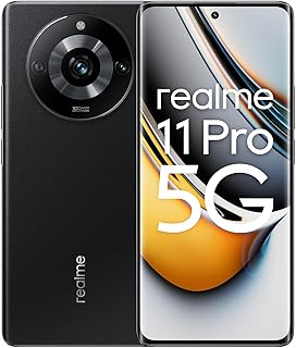 realme 11 Pro 5G 8+128GB Smartphone, Écran incurvé de 120 Hz, Appareil Photo Prolight OIS de 100 MP, Batterie puissante de 5 000 mAh, Charge SuperVOOC 67 W, Noir Astral