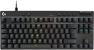 Logitech G PRO X TKL RAPID, clavier gaming filaire sans pavé numérique touches analogiques magnétiques, mode de déclenchement rapide, actionnement réglable et RVB personnalisable - FRA AZERTY - Noir
