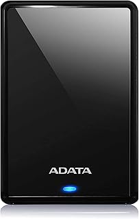 ADATA HV620S Disque Dur Externe 1000 Go, Noir, avec Seulement 11,5mm de Profil, Important Espace de Stockage, Détecteurs de Chocs