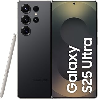 Samsung Galaxy S25 Ultra 512 Go 5G 12 Go RAM 5000 mAh Batterie AI Téléphone portable Android 15 Smartphone UE sans Simlock sans marque (autres offres, noir, 12 Go + 512 Go)