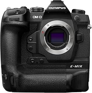 Olympus Om-D E-M1X - Appareil Photo avec système Micro Four Thirds, capteur Live MOS de 20,4 MP, Prise de Vue Haute résolution portative de 50 MP, stabilisation d'image sur 5 Axes Noir
