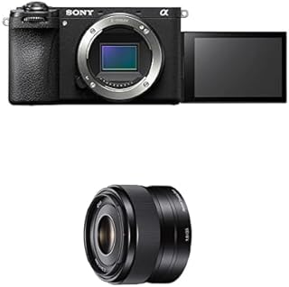 Sony Alpha 6700 | Appareil Photo Hybride APS-C (26Mp BSI, Mise au Point AF basée sur l'IA, stabilisation d'image sur 5 Axes, Écran Tactile pour Vlogging & Selfies) + 35F18