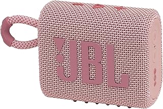 JBL Go 3 : Enceinte portable Bluetooth, batterie intégrée, fonction étanche et anti-poussière - Rose fuchsia