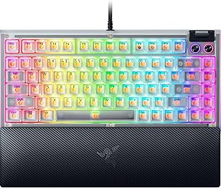 EPOMAKER HE68 Lite Clavier Gaming à Effet Hall, 8K Sondage&Balayage 128K, Actionnement Réglable 0.01mm, Latence 0.125ms, 5 Couches Insonorisantes, Touche Snap, SOCD, A-RVB, Filaire(Blanc)