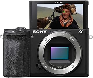 Sony Alpha 6600 | Appareil Photo Numérique Hybride APS-C ( 24,2 MP, AF en 0.02s, Suivi des Yeux, stabilisation interne 5 axes, 4K HLG, Ecran Selfie Vlogging, Batterie Haute Capacité )