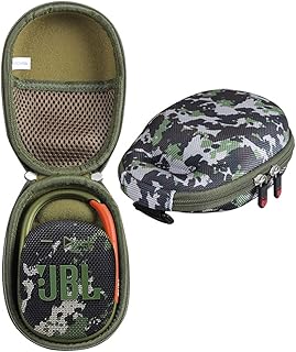 Hermitshell Étui de Transport Rigide pour Mini Haut-Parleur Bluetooth Portable JBL Clip 4/JBL Clip 5 (Camouflage)