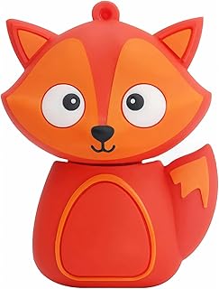 32 Go Clé USB en Forme de Petit Renard, BorlterClamp Amusante et Mignonne Mémoire Stick USB Flash Drive pour Stockage de Données Externe